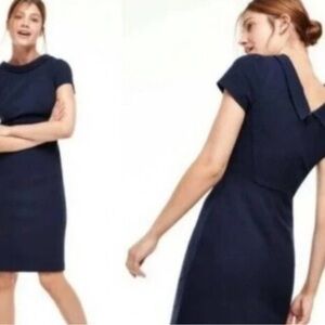 Boden Ottoman Black Midi Dress